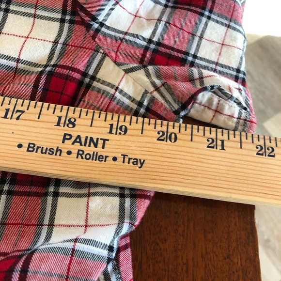 Cotton Flannel Ruffle Front Blouse - Picture 7 of 8